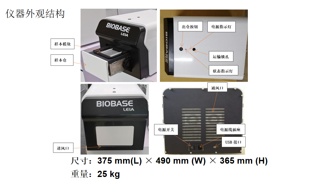 移動PCR方艙設(shè)備PCR儀器外觀結(jié)構(gòu)