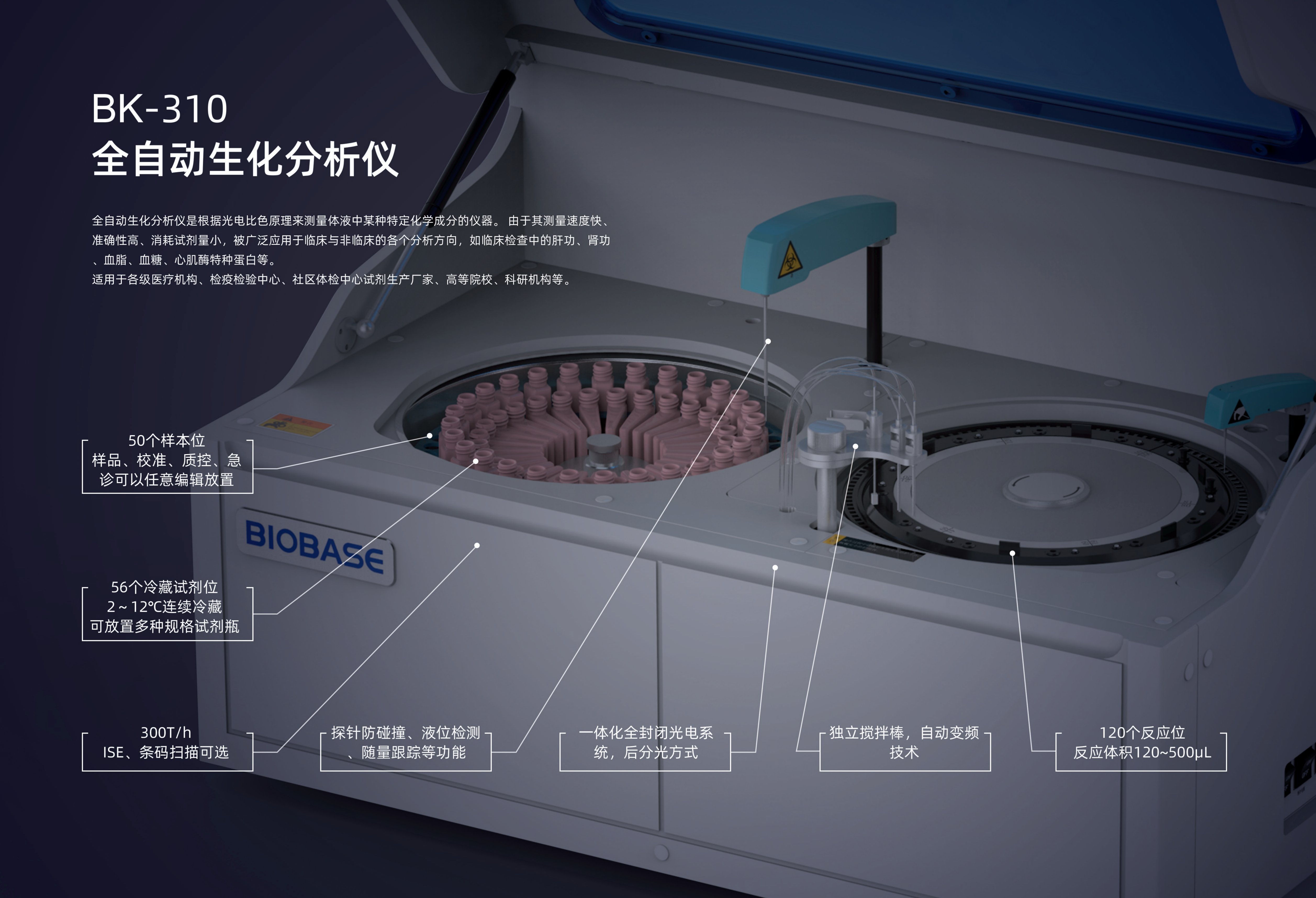 全自動生化分析儀組成部分