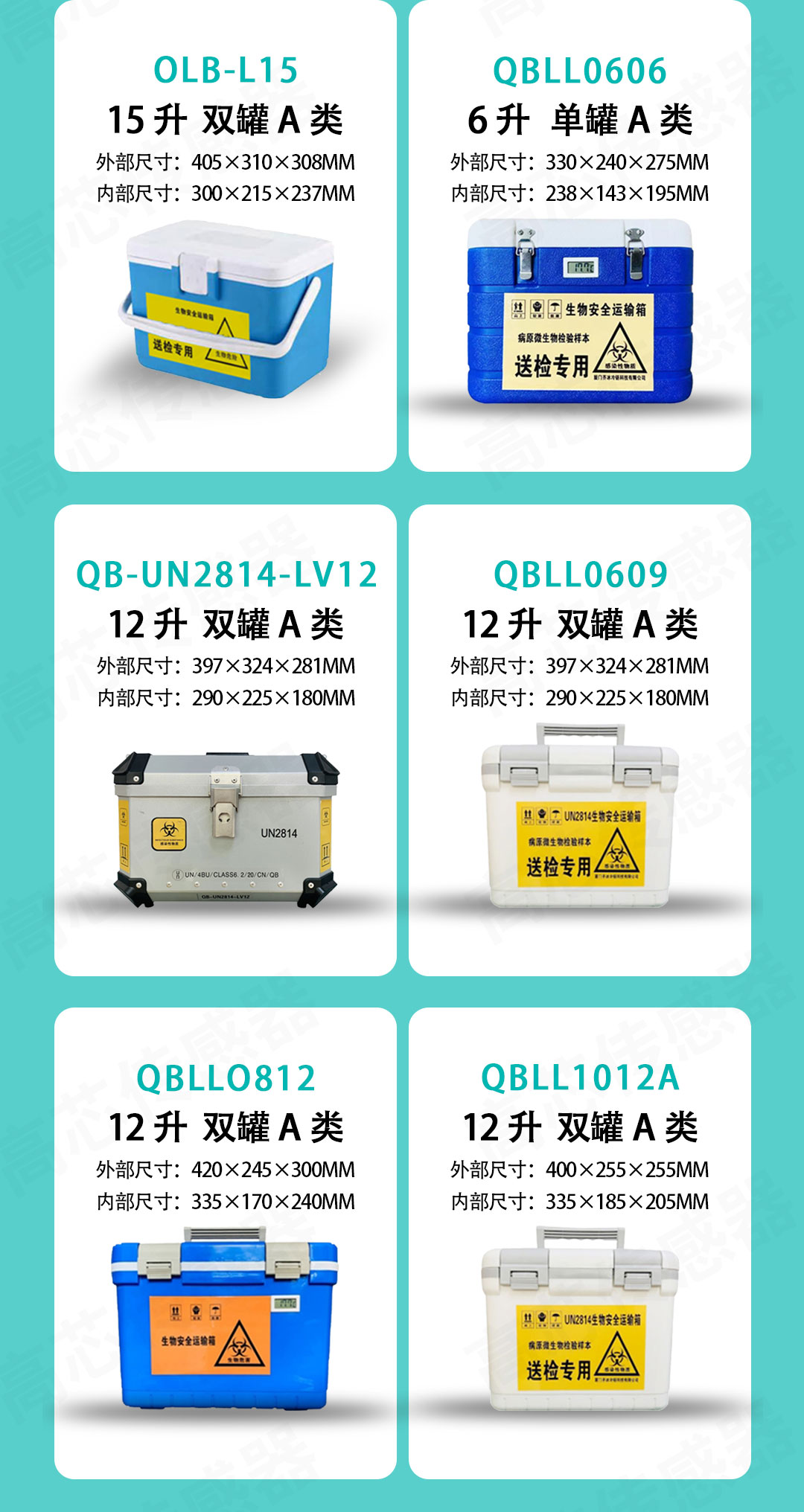 生物安全運輸箱型號選擇